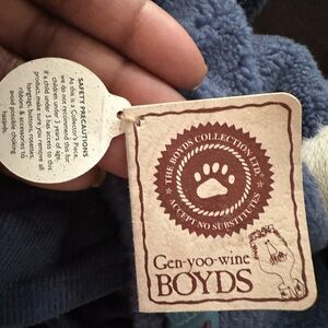 Boyds Collection Blue Plush Bear